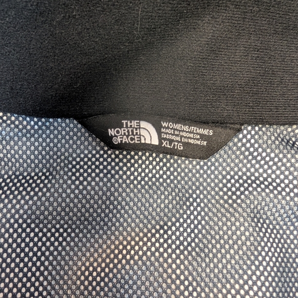 The North Face Resolve Rain Jacket Womens XL Diamond Print Green DryVent - Picture 4 of 10